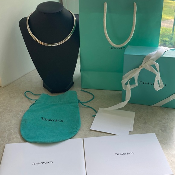 Tiffany & Co. Jewelry - Tiffany & Co 1837 Sterling Silver Collar Cuff Choker Necklace